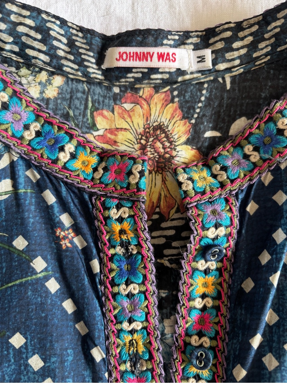 Johnny Was Women’s Silk Tunic